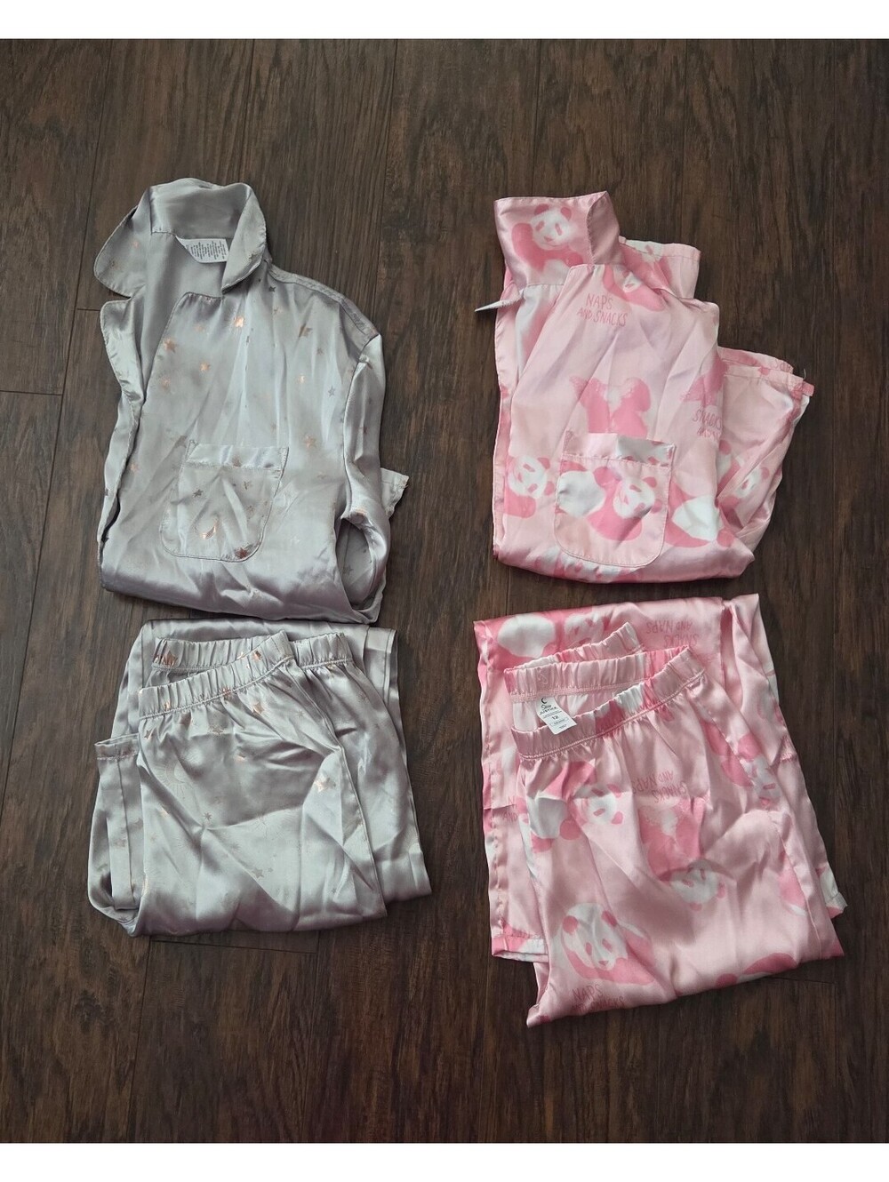 Justice satin pajamas